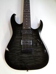 Guitarra eléctrica de 7 cuerdas Ibanez GRG7221QA-TKS Transparent Black Sunburst Guitarra eléctrica de 7 cuerdas (Seminuevo) - 1