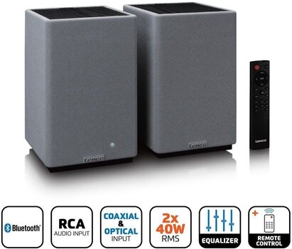 Hi-Fi Bežični zvučnik Lenco SPB-240BKGY Hi-Fi Bežični zvučnik Black/Grey - 2