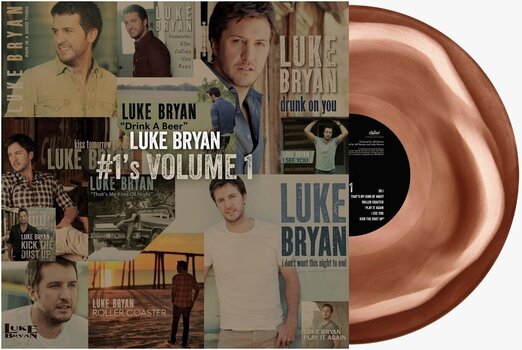 Disco in vinile Luke Bryan - #1's Volume 1 (Brown Swirl Coloured) (LP) - 2