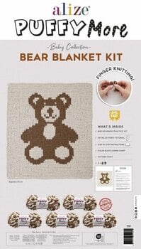 Knitting Yarn Alize 717 Bear Knitting Yarn - 3