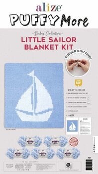 Pletacia priadza Alize 721 Little Sailor Pletacia priadza - 3