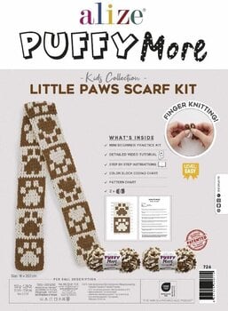 Hilo de tejer Alize 726 Little Paws Hilo de tejer - 3