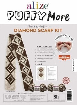 Stickgarn Alize 723 Diamond Stickgarn - 3