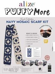Pletilna preja Alize 722 Navy Mosaic Pletilna preja - 2
