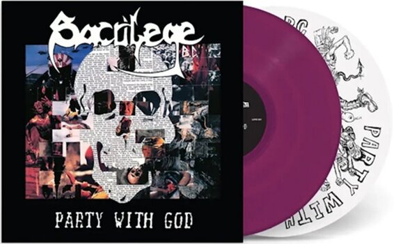 LP ploča Sacrilege B.C. - Party With God (Limited Edition) (Blood & White Coloured) (2 LP) - 2