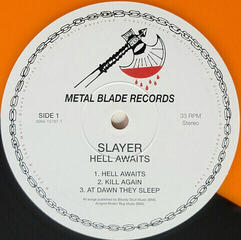 Vinylskiva Slayer - Hell Awaits (Limited Edition) (Orange/Black Split Coloured) (LP) - 3