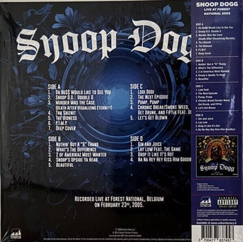 Disc de vinil Snoop Dogg - Live At Forest National 2005 (Limited Edition) (Black/White Smoke Coloured) (2 LP) - 6