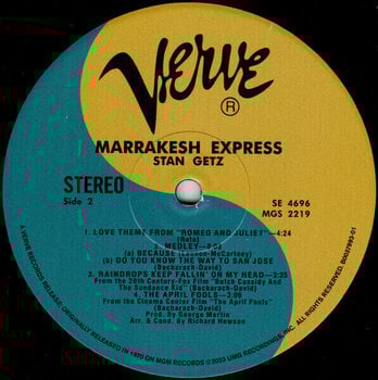 LP ploča Stan Getz - Marrakesh Express (Verve By Request) (Remastered) (180g) (LP) - 4