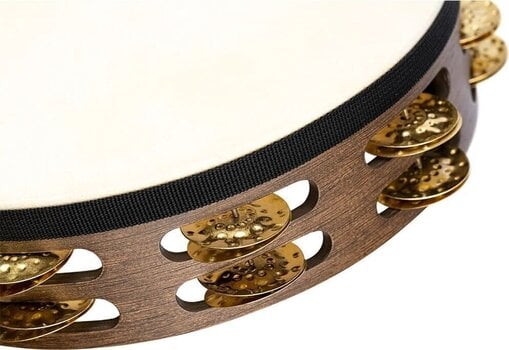 Head Tambourine Meinl TAH2V-WB Vintage Natural 10" Head Tambourine - 6