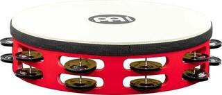 Head Tambourine Meinl TAH2BK-R-TF Red 10" Head Tambourine - 2