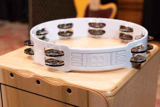 Classical Tambourine Meinl HTT10WH Headliner Series Tour White 10" Classical Tambourine - 7