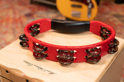 Pandeireta clássica Meinl HTMT1R Headliner Series Hand Held ABS Red Pandeireta clássica - 7
