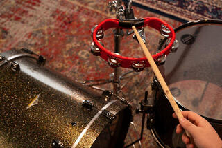 Tamburin sa stalkom Meinl HTMT2R Headliner Series Mountable ABS Red Tamburin sa stalkom - 7