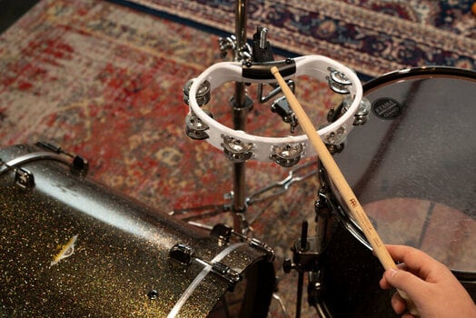 Tambourin montable Meinl HTMT2WH Headliner Series Mountable ABS White Tambourin montable - 8