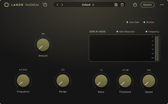 FX-prosessori-ohjelmistolisäosa LANDR VoxDeEss (Digitaalinen tuote) - 3