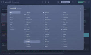 Studio-Effekt-Plugin LANDR Composer (Digitales Produkt) - 3