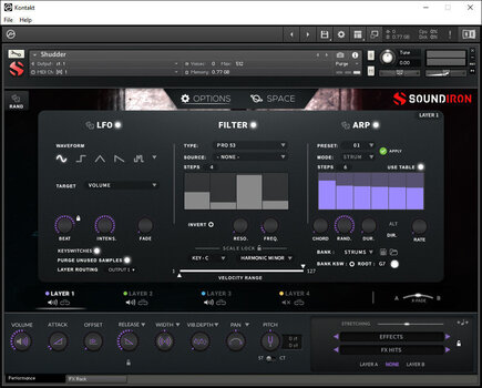 Biblioteca de samples/sons Soundiron Shudder (Produto digital) - 5