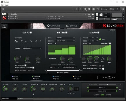 Biblioteca de samples/sons Soundiron Shudder (Produto digital) - 7