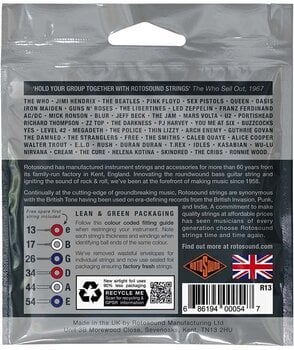 Струни за електрическа китара Rotosound R13 Струни за електрическа китара - 4