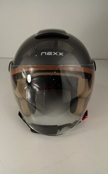 Hjelm Nexx Y.10 Sunny Titanium/Camel XL Hjelm (Så godt som nyt) - 2