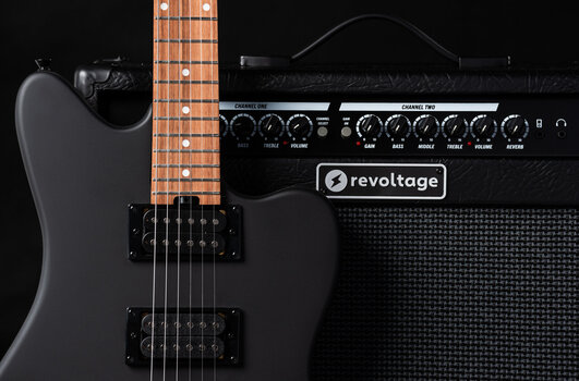 Gitara elektryczna PSD Guitars JM-100M Matte Black Gitara elektryczna - 10