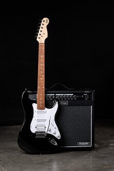 Elektrinė gitara PSD Guitars STC-100-HSS Black - 8