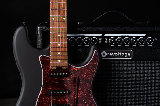 Električna gitara PSD Guitars STC-100M-HSS Matte Black Električna gitara - 10