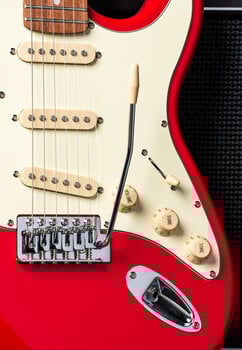 Electric guitar PSD Guitars STC-100 Red Electric guitar - 9