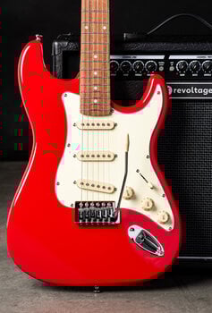 Electric guitar PSD Guitars STC-100 Red Electric guitar - 10