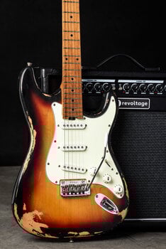 E-Gitarre PSD Guitars STC-300R Sunburst E-Gitarre (Wie neu) - 9