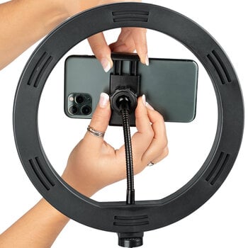 Holder for smartphone or tablet Gator Frameworks ID Series Creator Tree Ring Light Fixture - 6
