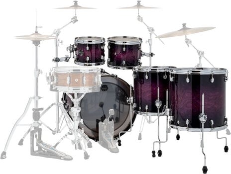 Set akustičnih bubnjeva Mapex SR628XZXP Saturn VI Royal Purple Burst Set akustičnih bubnjeva - 3