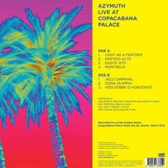 LP ploča Azymuth - Live At Copacabana Palace (Limited Edition) (Reissue) (Blue Green Translucent Coloured) (LP) - 4