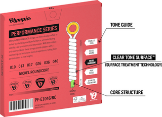 Snaren voor elektrische gitaar Olympia PF-E1046/RC Snaren voor elektrische gitaar - 2