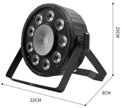 LED PAR LWS PAR 9X10W + 30W RGB LED PAR - 5