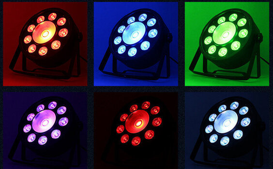 LED PAR LWS PAR 9X10W + 30W RGB LED PAR - 7