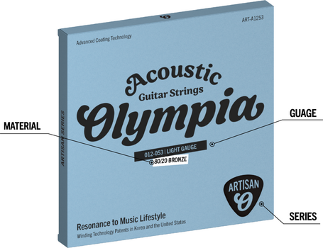 Guitar strings Olympia ART-A1253 Guitar strings - 2