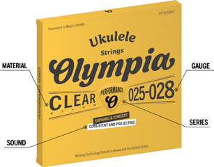 Sopran ukulele keeled Olympia PF-U2528/C Sopran ukulele keeled - 1