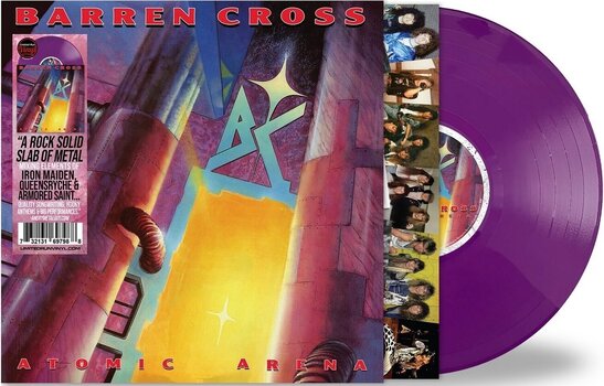 LP ploča Barren Cross - Atomic Arena (Limited Edition) (Reissue) (Remastered) (Purple Coloured) (LP) - 2