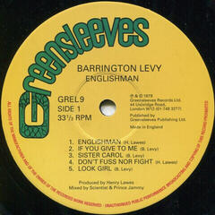 Vinylplate Barrington Levy Englishman (Reissue) (LP) - 1