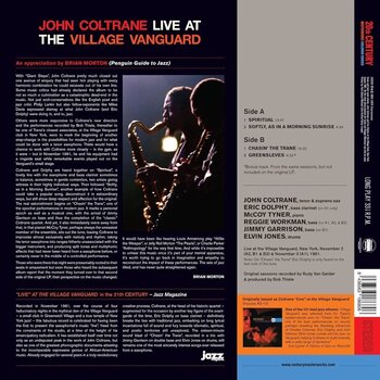 LP ploča John Coltrane - Live At The Village Vanguard (Limited Edition) (Orange Coloured) (180 g) (LP) - 3