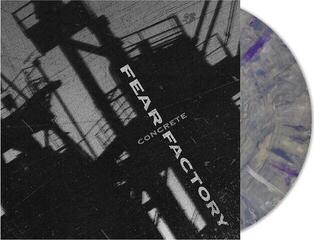 LP ploča Fear Factory - Concrete (Reissue) (Limited Edition) (Silver/Purple Marble Coloured) (LP) - 1