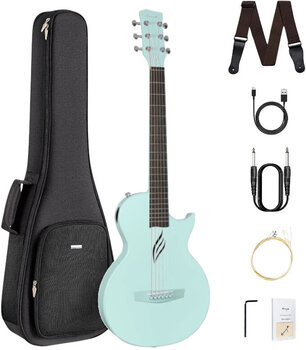 Elektroakustična gitara Enya Music Nova Go Acoustic Plus SP1 Blue Elektroakustična gitara - 3