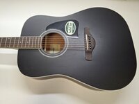 Ibanez AW84-WK Weathered Black Akustická gitara