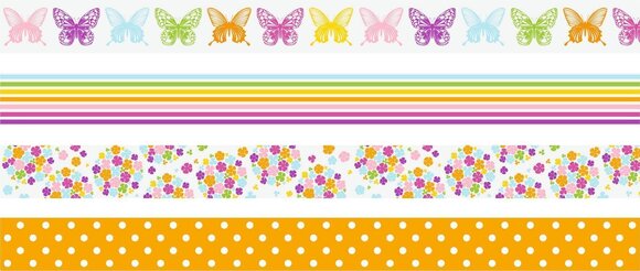 Material Heyda 203584383 Bandă decorativă Fluturi - 2