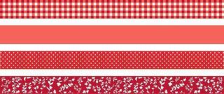 Material Heyda 203584523 Decorative Tape Red - 1