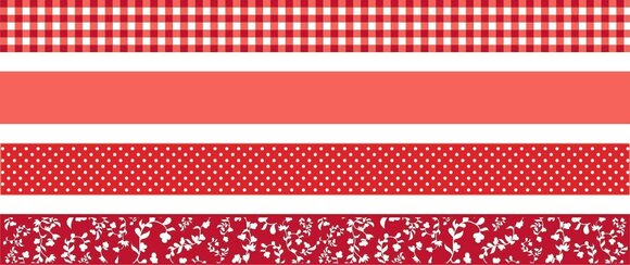 Material Heyda 203584523 Cinta decorativa Rojo - 2