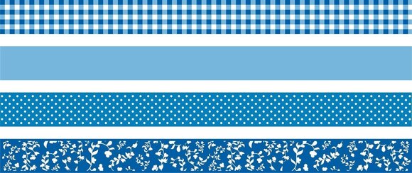 Material Heyda 203584533 Decorative Tape Azure - 2