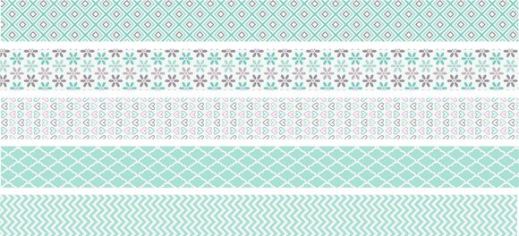 Matériau Heyda 203584571 Ruban décoratif Mint - 2