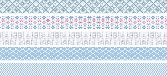 Matériau Heyda 203584572 Ruban décoratif Sky - 2